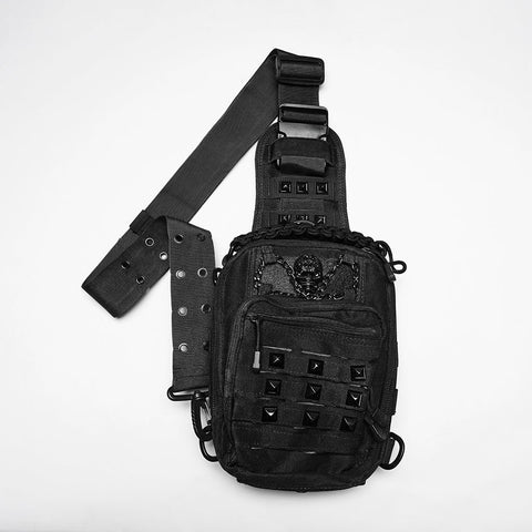 Punk Retro  Backpack with Multi pockets