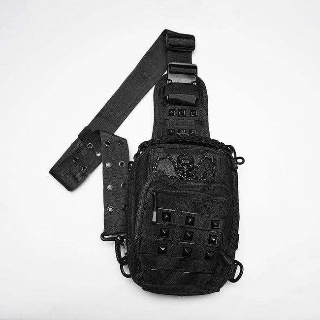 Punk Retro  Backpack with Multi pockets