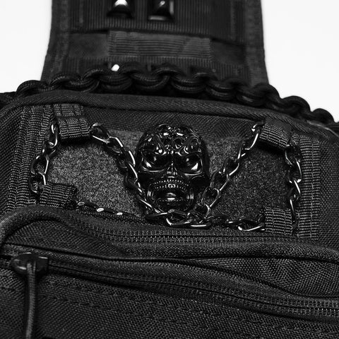Punk Retro  Backpack with Multi pockets