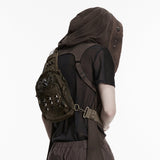 Punk Retro  Backpack with Multi pockets