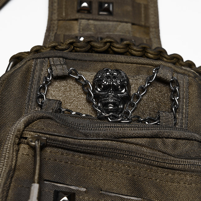 Punk Retro  Backpack with Multi pockets