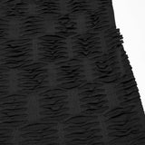Punk asymmetrical splicing hooded vest