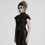 Gothic applique top