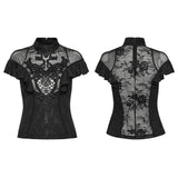 Gothic applique top