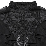 Gothic applique top