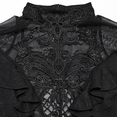 Gothic applique top