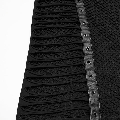 Punk cut webbings vest
