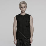 Punk Tie-dyed Vest For Men