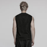 Punk Tie-dyed Vest For Men