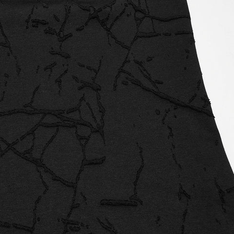 Punk Cracked Hooded T-shirt