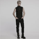Punk Stand Up Collar T-shirt