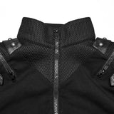 Punk Stand Up Collar T-shirt