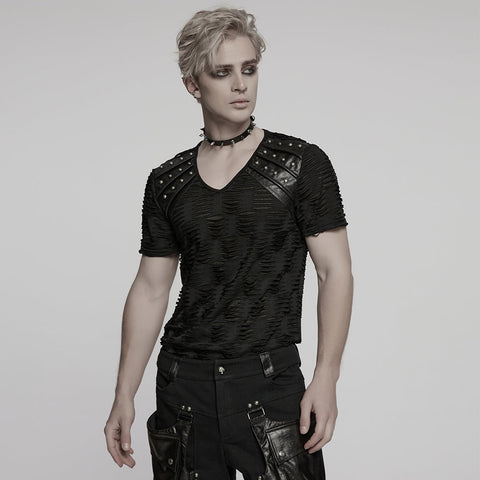 Punk handsome men's T-shirt