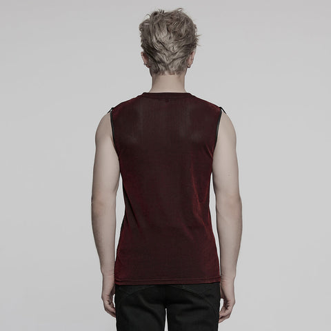 Cyber flocking mesh vest