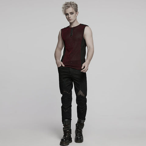 Cyber flocking mesh vest