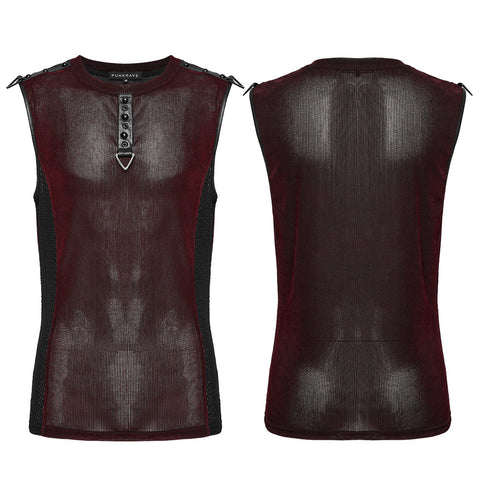 Cyber flocking mesh vest