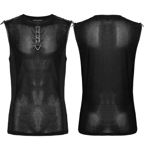 Cyber flocking mesh vest