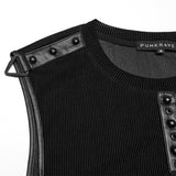 Cyber flocking mesh vest