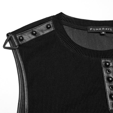 Cyber flocking mesh vest