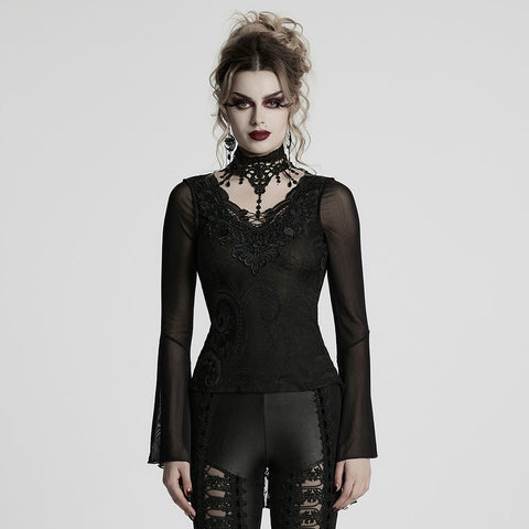 Gothic Exquisite lace T-shirt