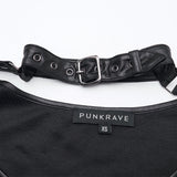 Cool Striped Tattered Punk T-shirt