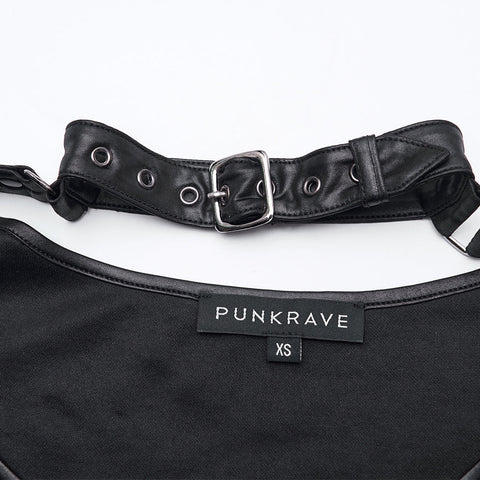 Cool Striped Tattered Punk T-shirt