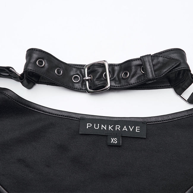 Cool Striped Tattered Punk T-shirt