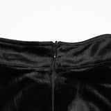 Goth Symmetrical Velvet T-shirt