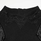 Goth minimalist jacquard  T-shirt