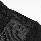 Goth minimalist jacquard  T-shirt