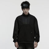 Cyberpunk Striped  Sweatshirt