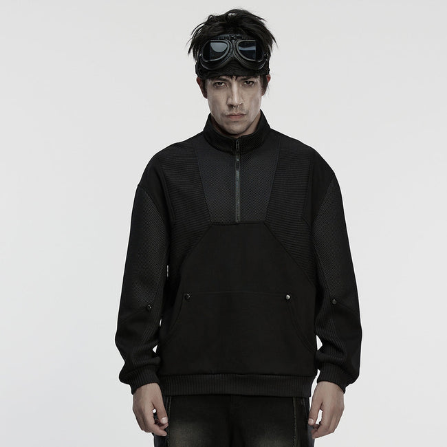 Cyberpunk Striped  Sweatshirt