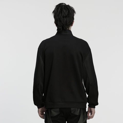 Cyberpunk Striped  Sweatshirt