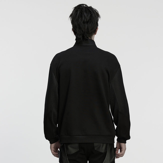 Cyberpunk Striped  Sweatshirt
