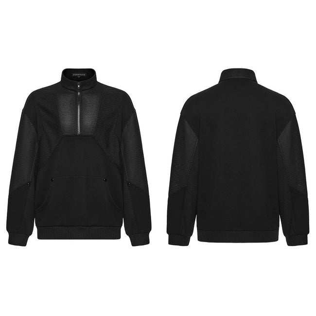 Cyberpunk Striped  Sweatshirt