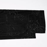 Gothic Rose Embossed T-shirt