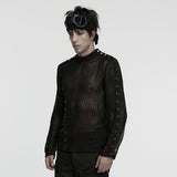 Punk Rebellious Sexy Mesh T-shirt