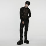Punk Rebellious Sexy Mesh T-shirt