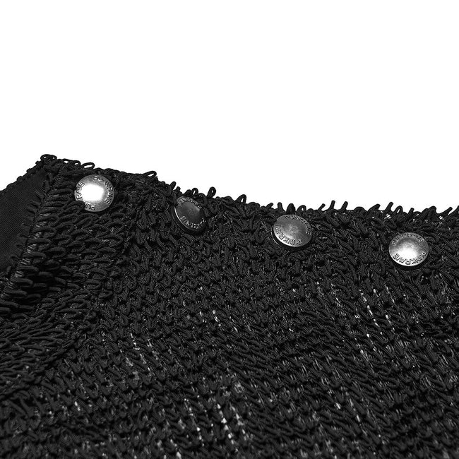Punk Rebellious Sexy Mesh T-shirt