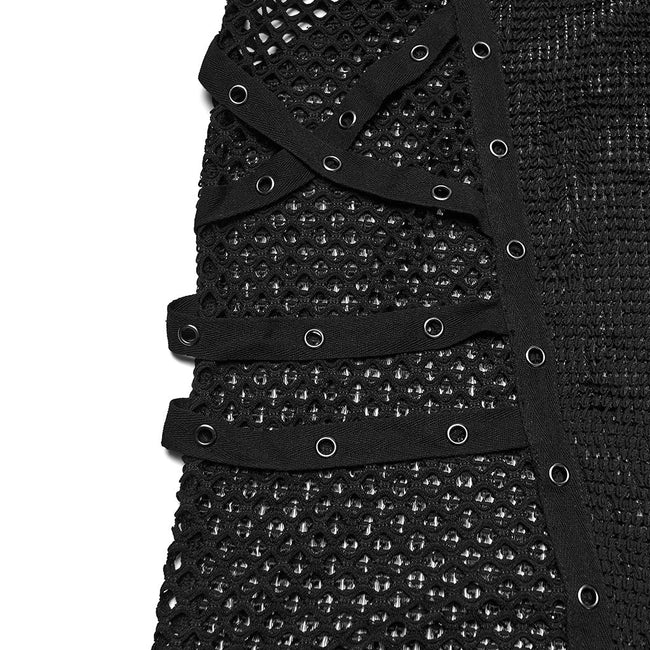 Punk Rebellious Sexy Mesh T-shirt