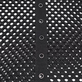 Punk mesh perforated vest