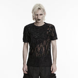 Punk Asymmetric Dark Decadent T-shirt