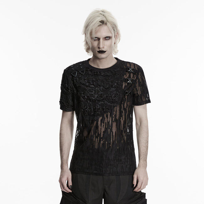 Punk Asymmetric Dark Decadent T-shirt