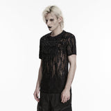 Punk Asymmetric Dark Decadent T-shirt
