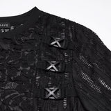 Punk Asymmetric Dark Decadent T-shirt