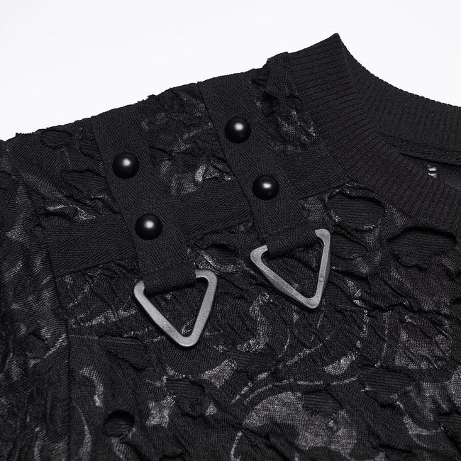 Punk Asymmetric Dark Decadent T-shirt
