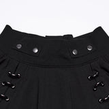 Dark punk mesh T-shirt for men