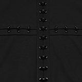 Goth Sleeveless Hooded Dark T-shirt