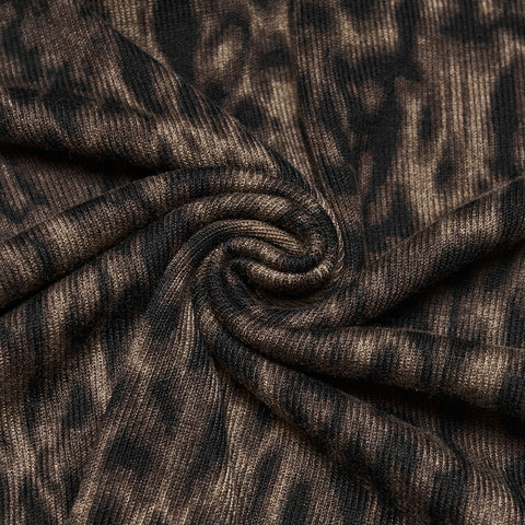 Punk leopard print T-shirt