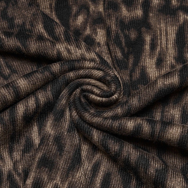 Punk leopard print T-shirt